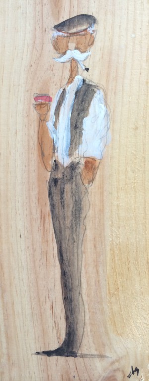 Tableau homme Bernard Allain